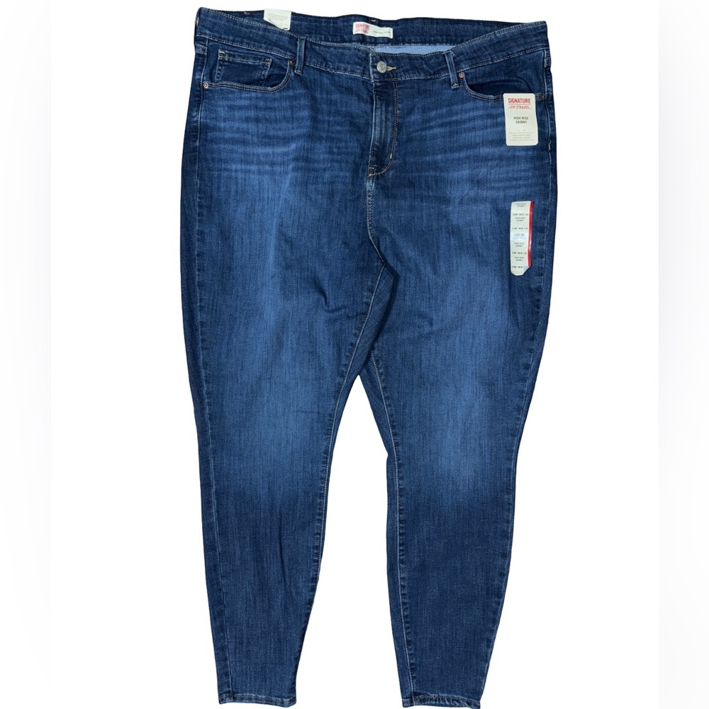 Levi Strauss Signature Dark Blue Skinny Jeans